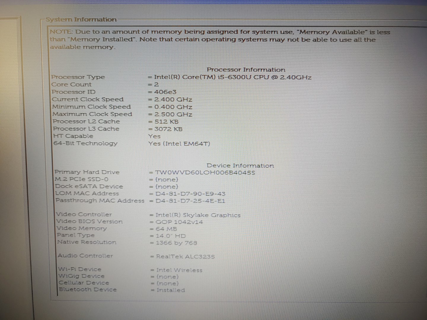 Dell Latitude E7470 14-inch i5-6300U✔8GB✔128GB SSD✔ **NO BATT/ NO OS/ NO A/C** - Image 10