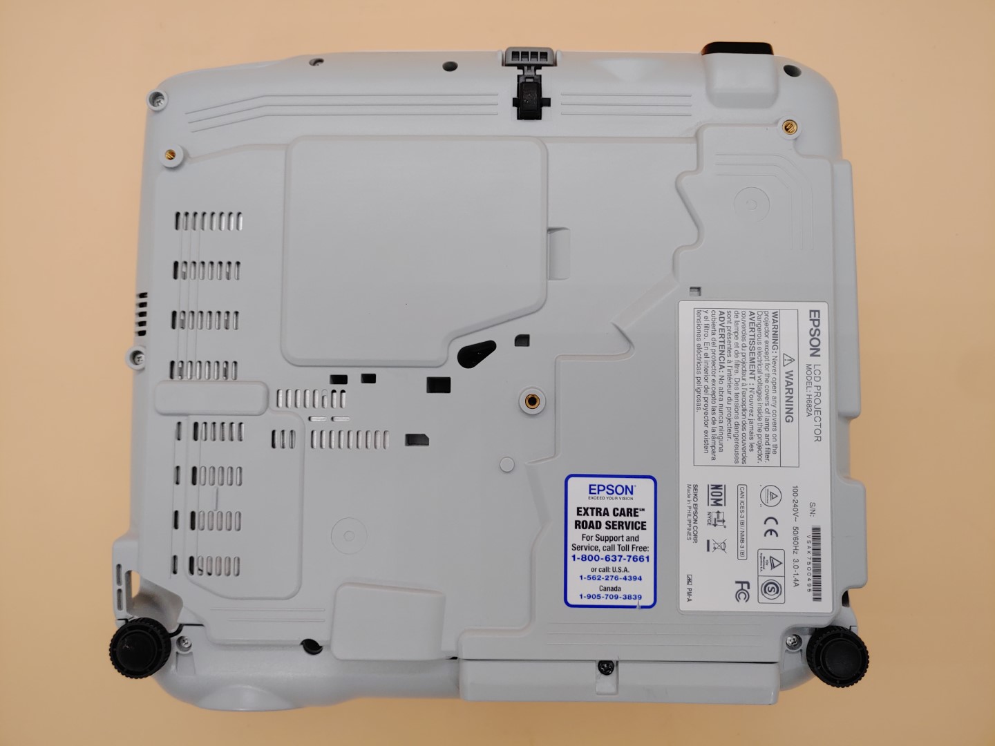 Epson PowerLite 965H H682A XGA 3LCD HDMI 3,500 ANSI Lumen Projector (491 HOURS) - Image 9