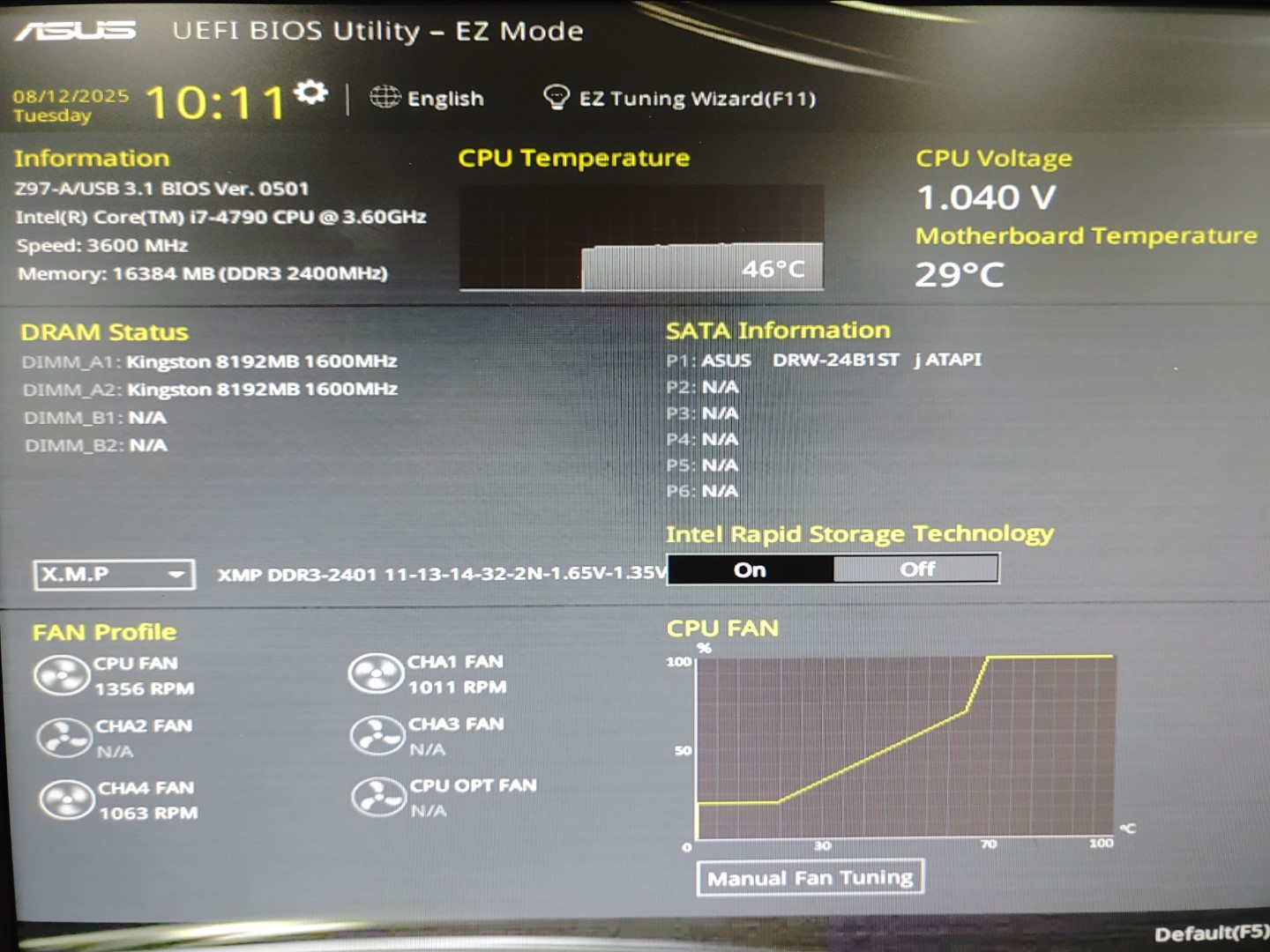 ASUS Z97-A / USB3.1 LGA1150 DDR3 ATX Mobo + 16GB + Intel i7-4790 CPU ✔✔ **READ** - Image 12