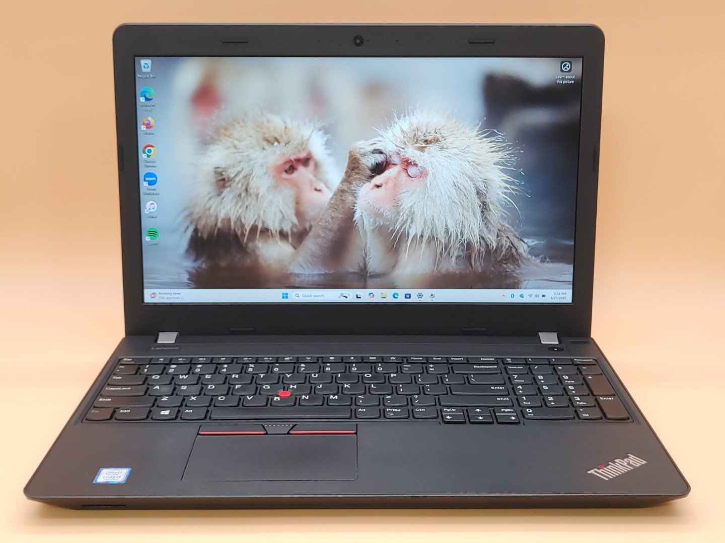 Lenovo ThinkPad E570 15.6" Intel i5-7200U✔8GB✔256GB SSD✔Win11Pro✔*NO A/C* *READ*