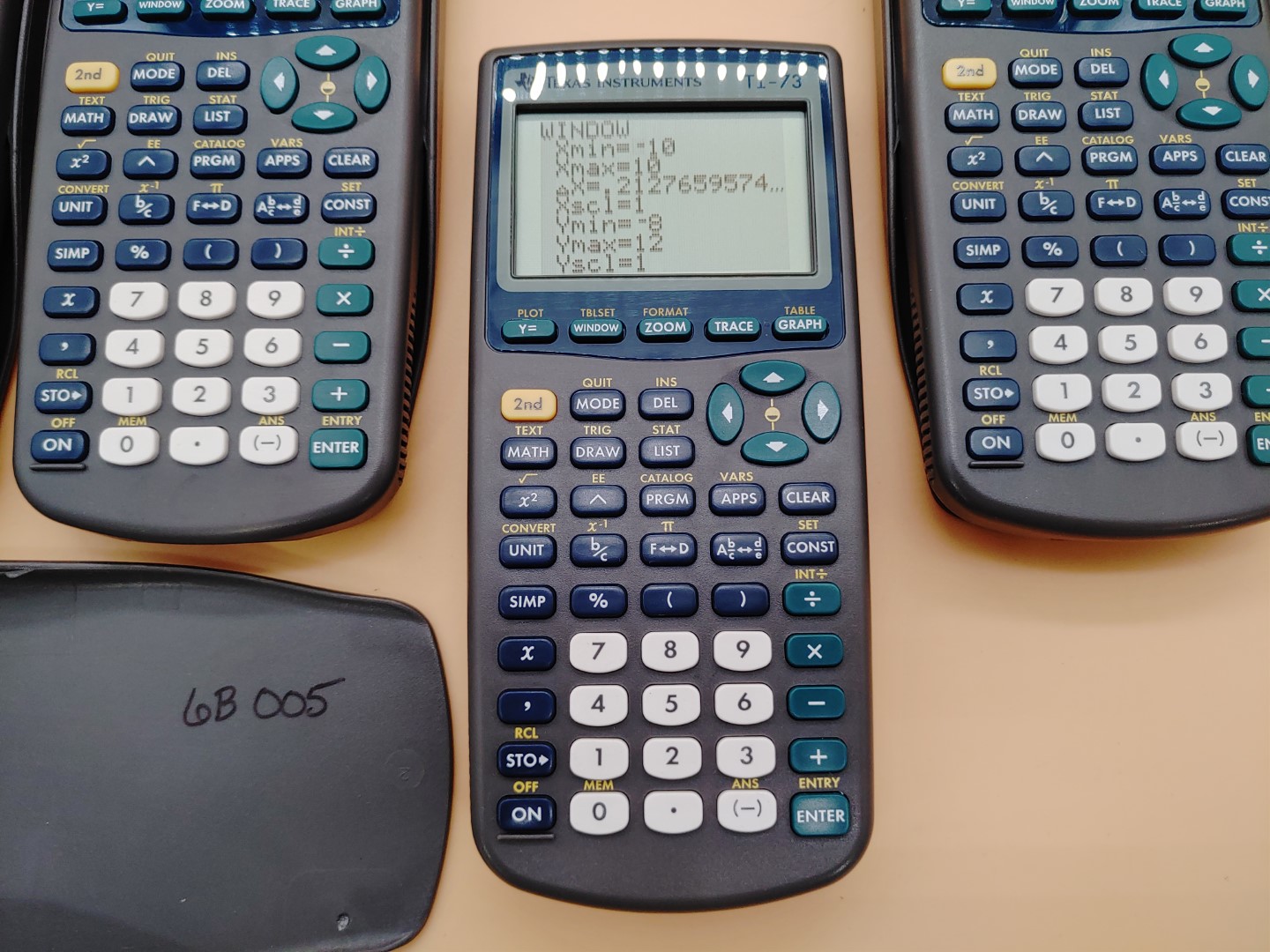 LOT of (9) Texas Instruments TI-73 Graphing Calculator w/ Covers ✔✔ **READ** - Image 6