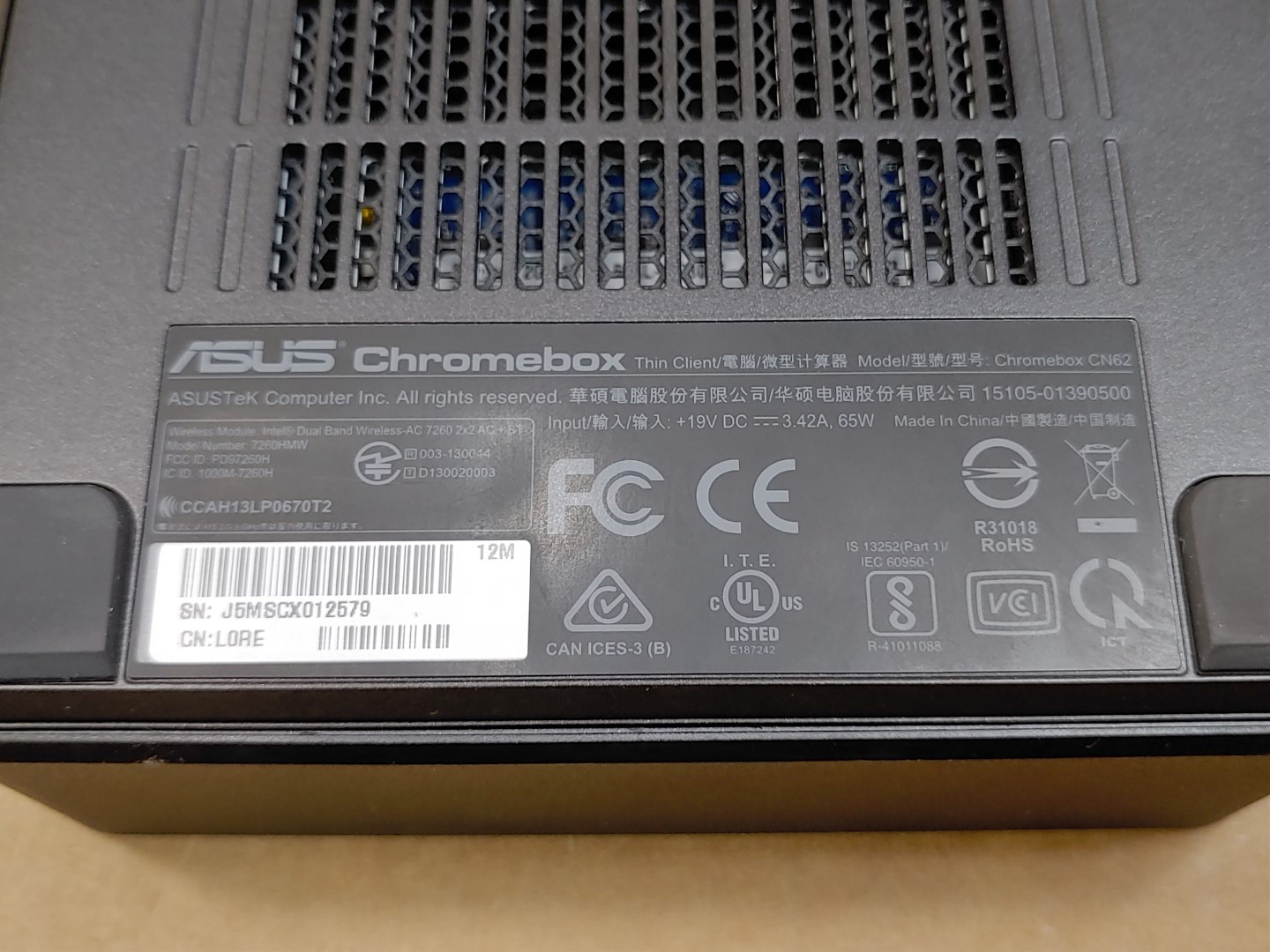 ASUS Chromebox CN62 Intel Celeron 3215U✔2GB RAM✔16GB SSD✔Chrome OS✔✔✔ - Image 9