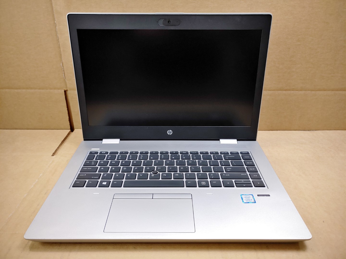 HP ProBook 640 G4 14" Intel i5-8250U✔ **NO RAM/NO SSD/NO AC** **NO POWER (DOA)**