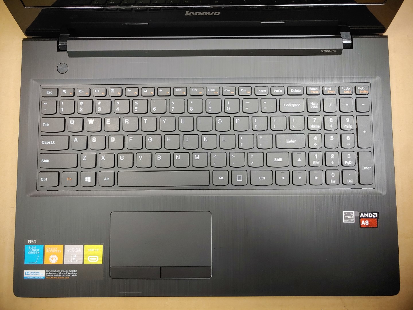 Lenovo G50-45 15.6" AMD A8-6410✔6GB RAM✔500GB HDD✔ *NO OS/NO AC* *BAD BATTERY* - Image 4