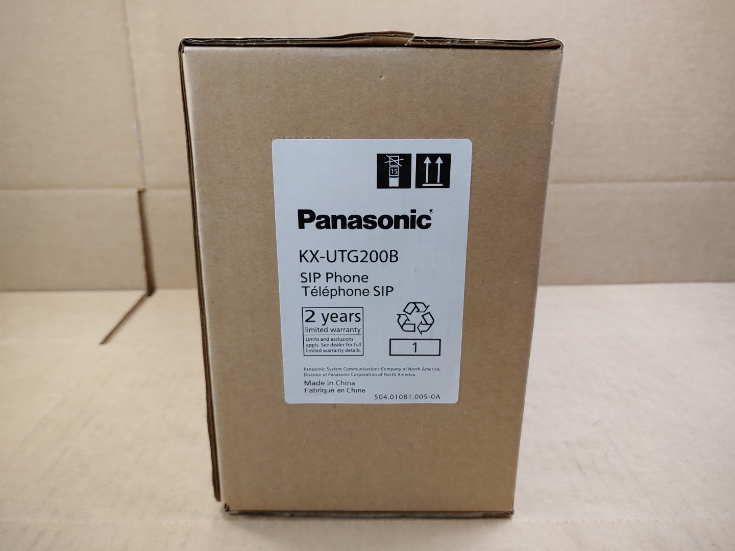 Panasonic KX-UTG200B 4-Line SIP VoIP PoE Phone Gigabit 3.5" LCD Color ✔✔✔ - Image 3