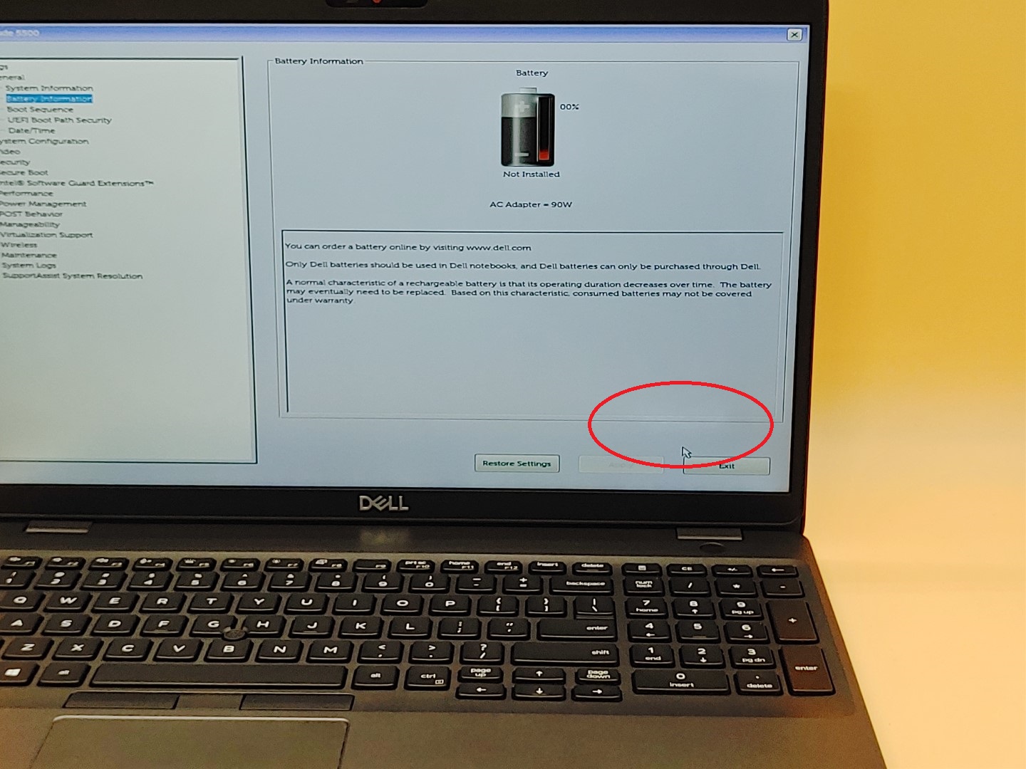 Dell Latitude 5500 15.6" Intel i5-8365U✔ *NO SSD/NO RAM/NO BATT/NO AC* *READ* - Image 9