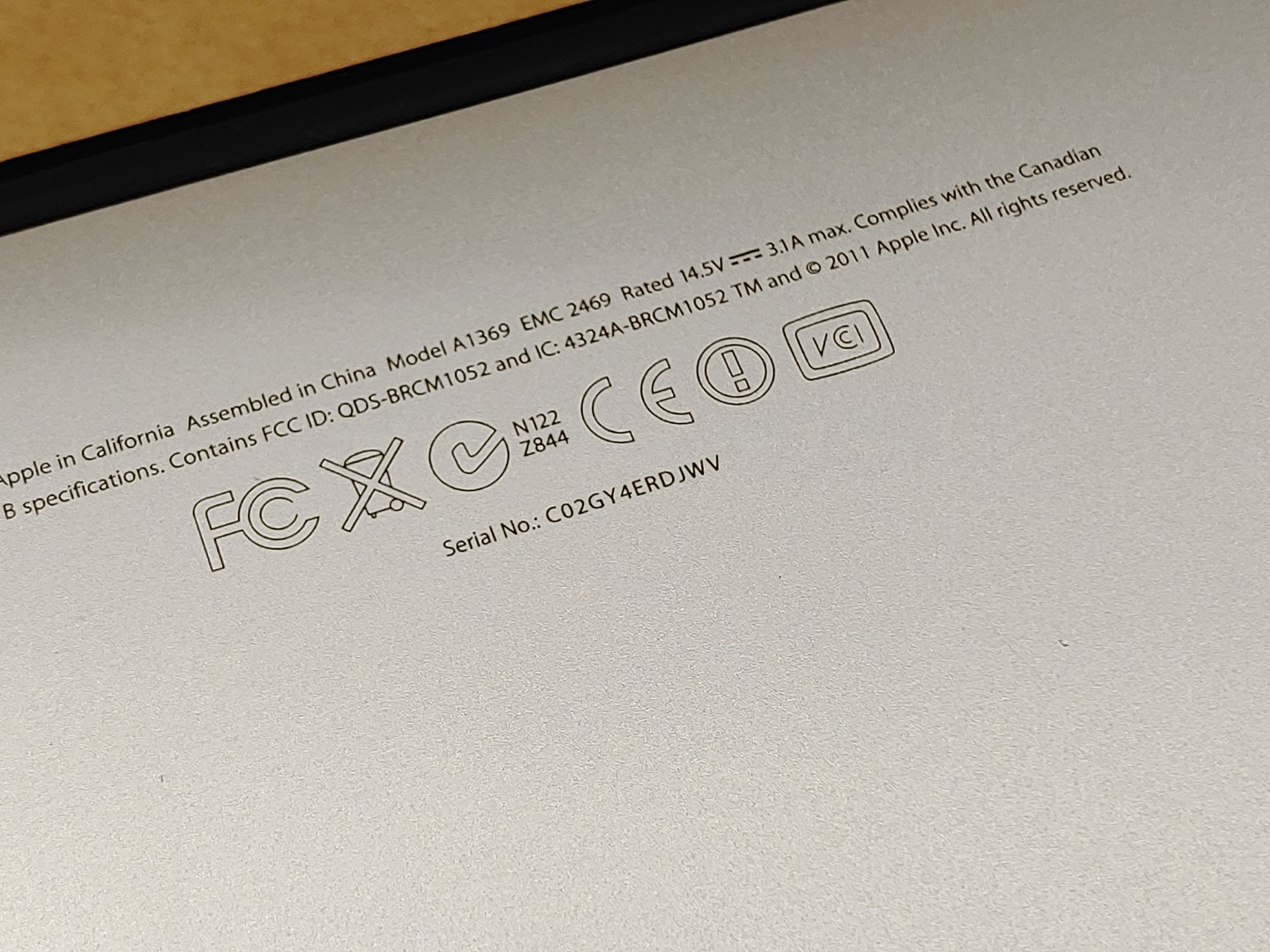 Apple MacBook Air 13" 2011 Intel i5 1.7GHz✔4GB✔256GB✔ **NO OS/NO AC** **READ** - Image 8