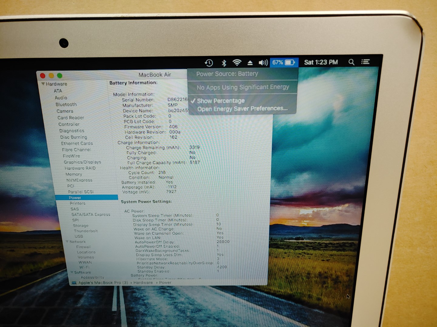 Apple MacBook Air 13" 2012 Intel i7 2.0GHz✔4GB✔256GB✔MD846LL/A✔ *NO A/C* *READ* - Image 12