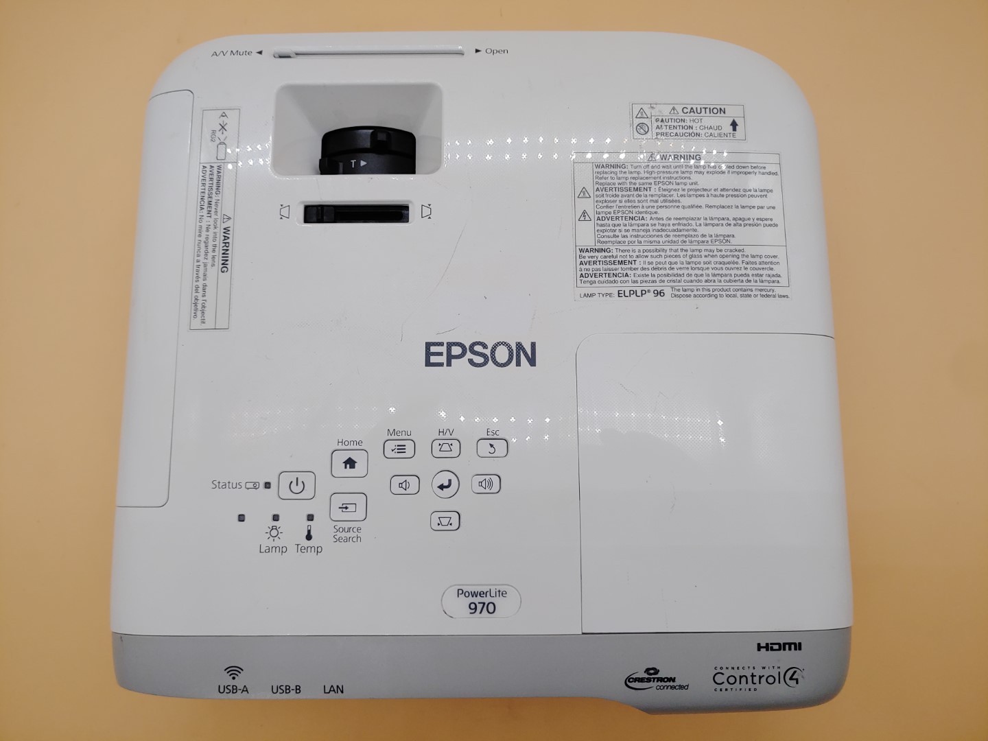 Epson PowerLite 970 3LCD Projector 4000 Lumen ANSI HD 1080p H865A (2166 Hours) ✔ - Image 8