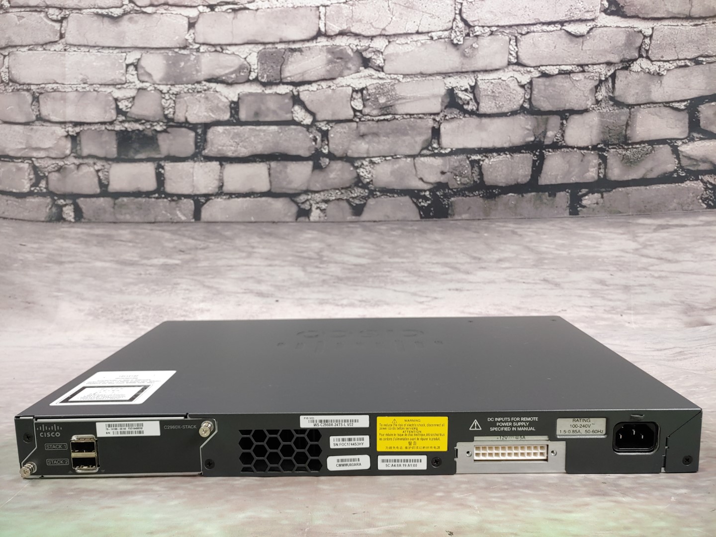 CISCO WS-C2960X-24TS-L V02 Catalyst 2960X 24-Port Switch w/ C2960X-STACK *READ* - Image 7