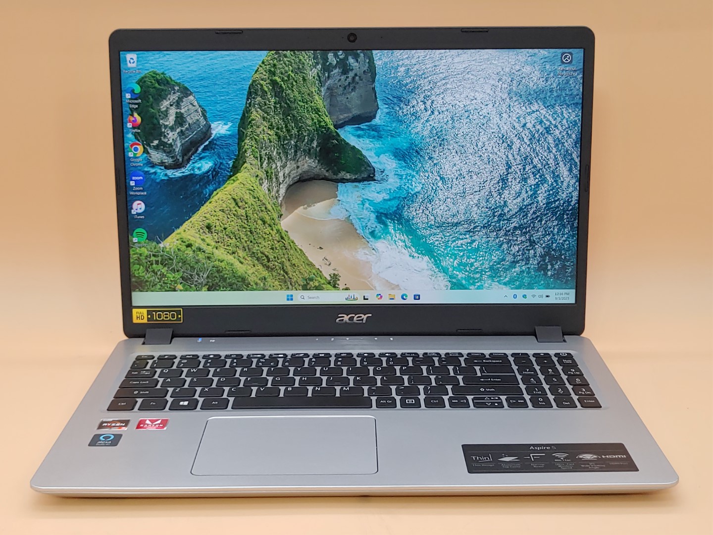 Acer Aspire 5 A515-43 15.6" FHD AMD Ryzen 3 3200U✔8GB✔128GB SSD✔Win11✔✔ *NO A/C*