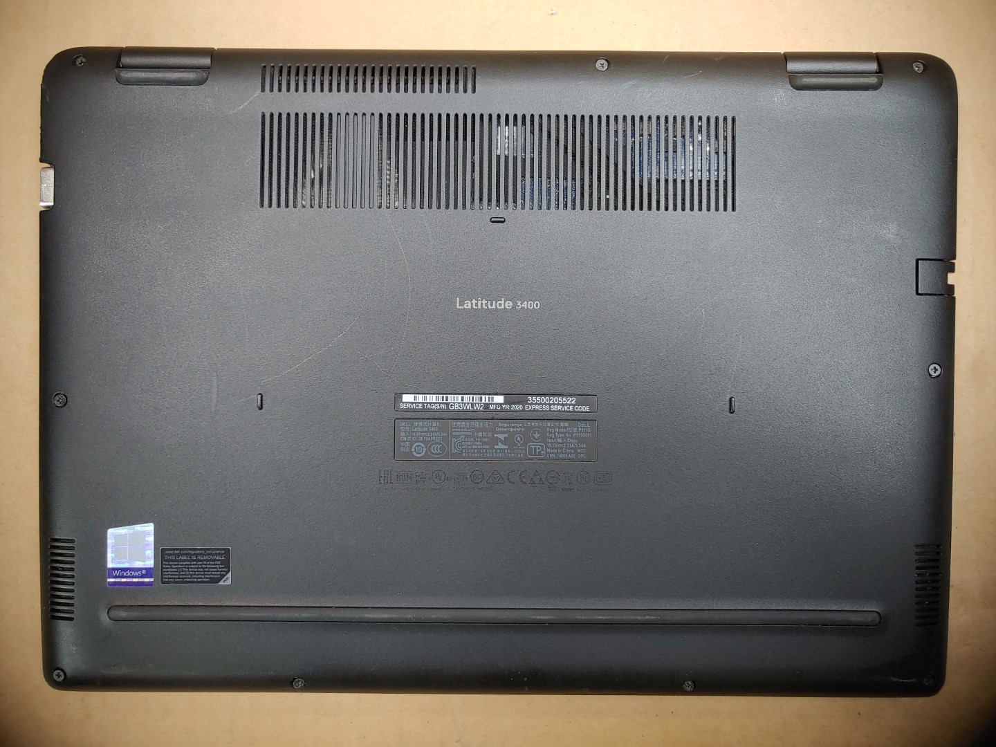 Dell Latitude 3400 14-inch Touch i3-8145U✔ *NO BATT/NO RAM/NO SSD/NO AC* *READ* - Image 6