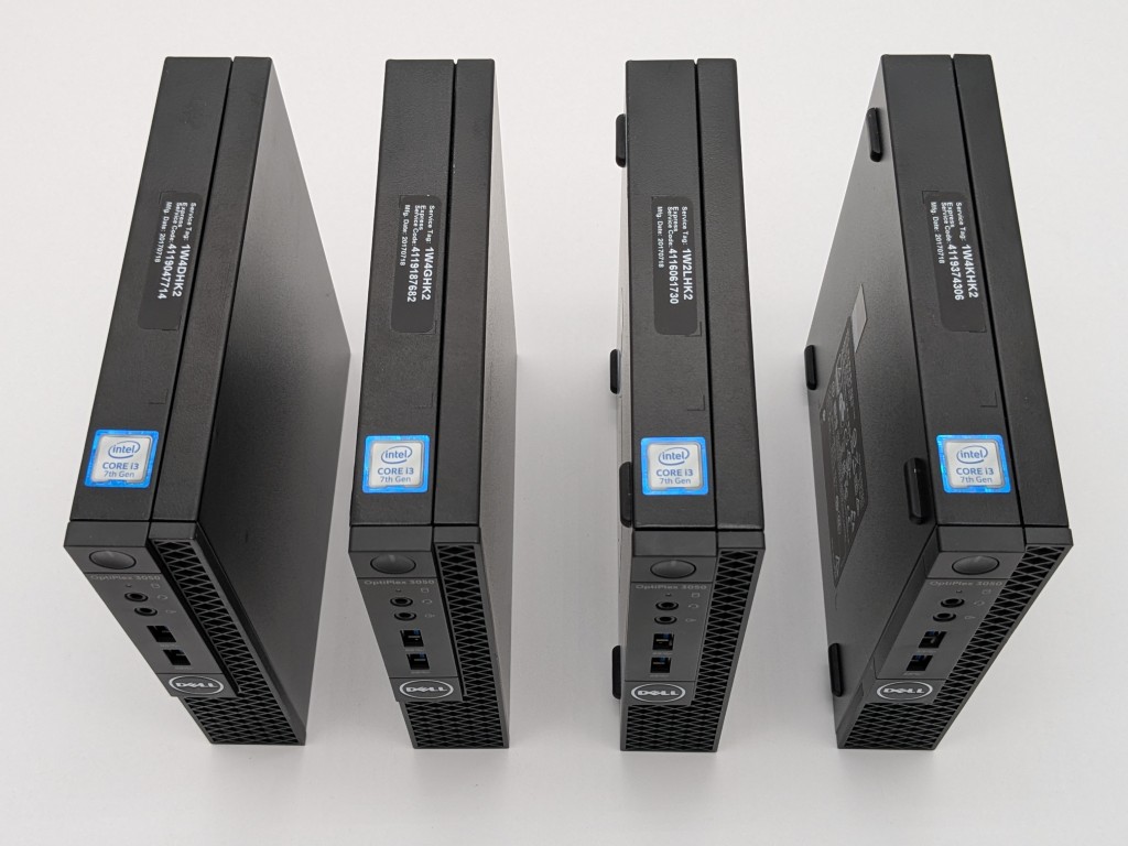 4 QTY : Dell Optiplex 3050 Micro Intel i3-7100T 3.40GHz 8GB 128GB SSD - No AC/OS - Image 3