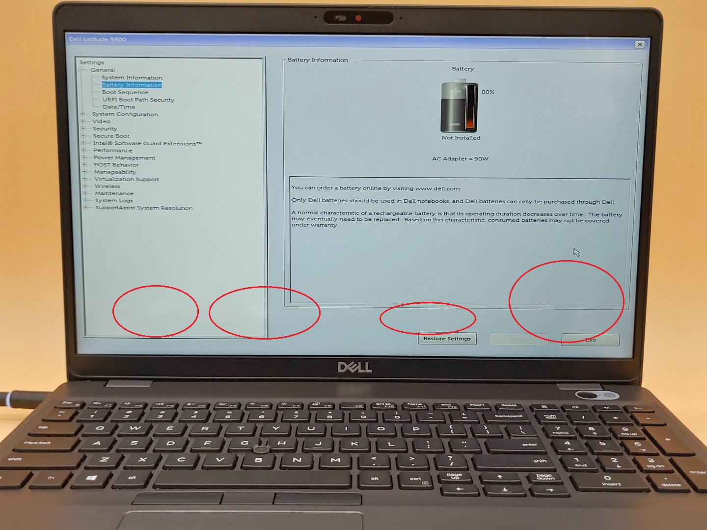 Dell Latitude 5500 15.6" i5-8365U✔ *NO SSD/NO RAM/NO BATT/NO AC* **READ**** - Image 8