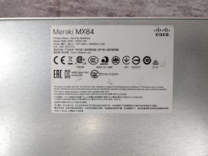 CISCO ‎Meraki (MX84-HW) Meraki Cloud Managed Security Appliance *UNCLAIMED* - Image 10