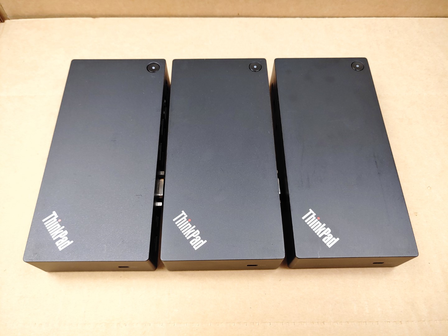 LOT of (3) Lenovo ThinkPad USB-C Dock Station USB 3.0 4K✔03X7194✔40A9 *NO A/C* - Image 5