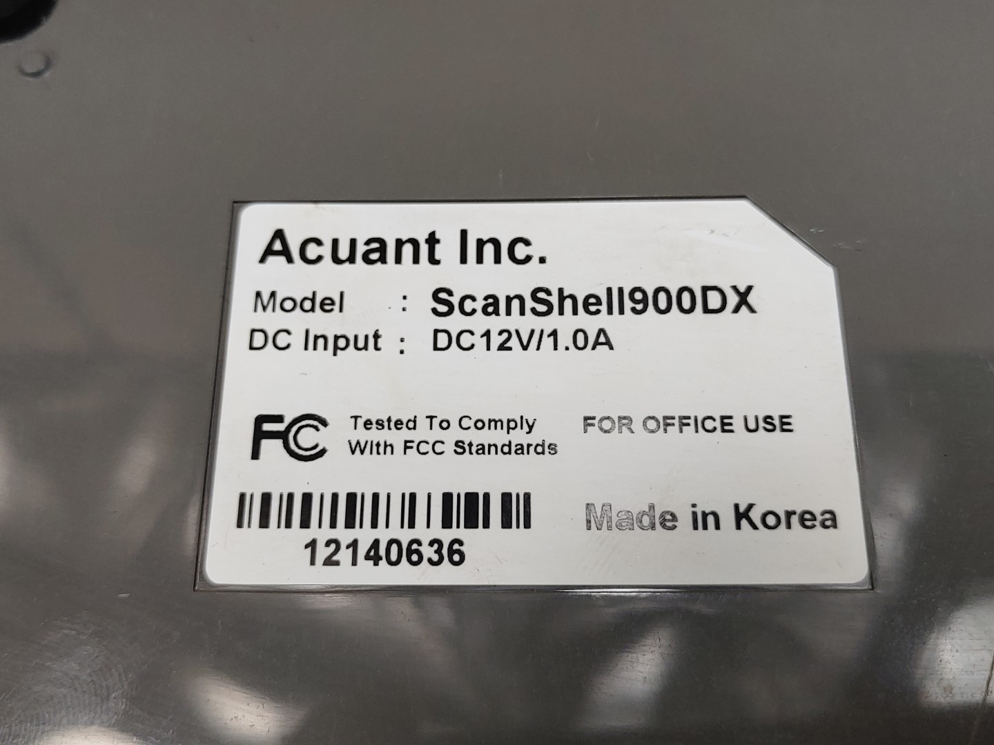LOT of (4) Acuant Inc. ScanShell 900DX 2-Sided Card Duplex Scanner w/ A/C ✔✔✔✔ - Image 9