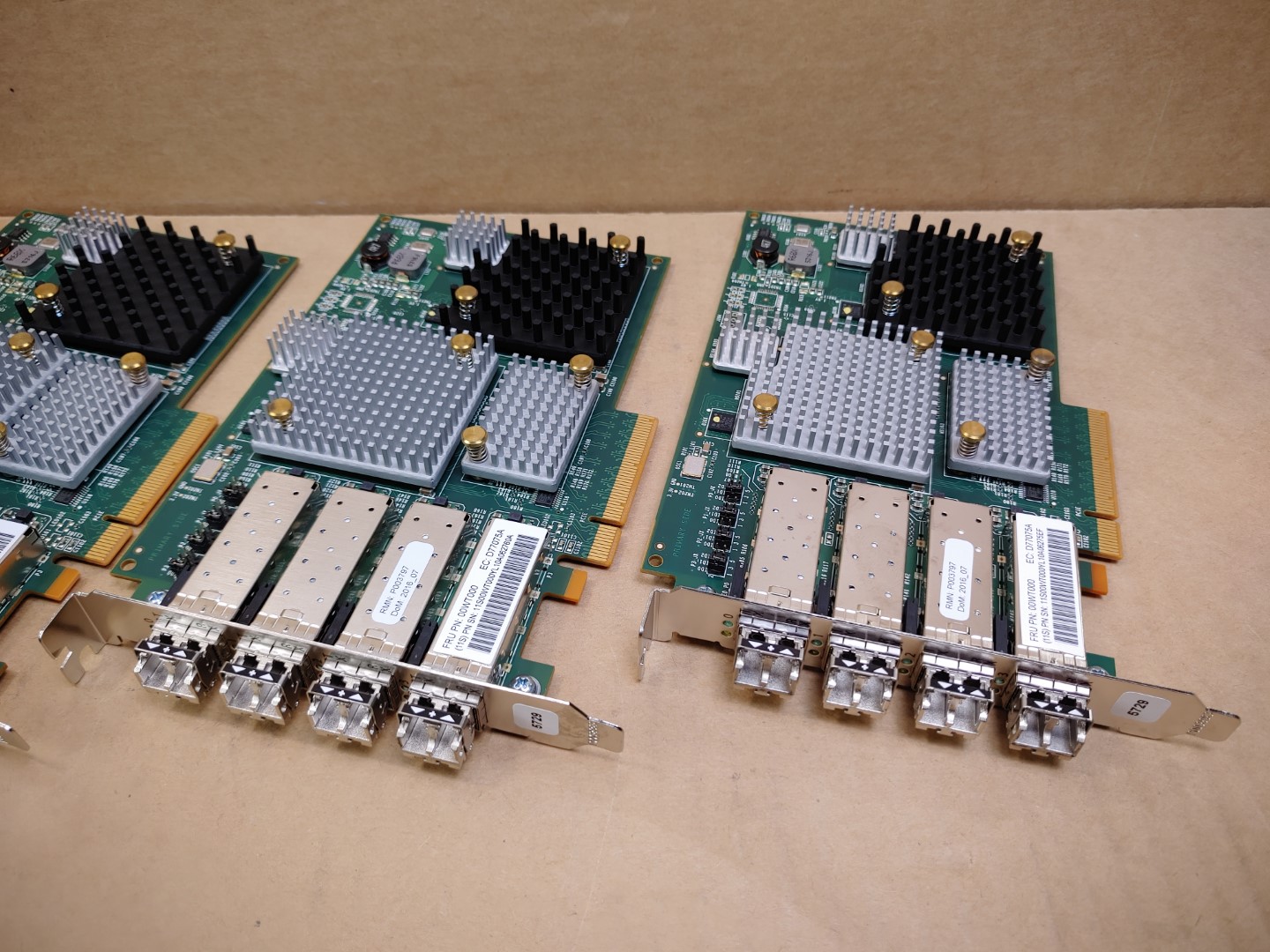 LOT of (4) IBM 00WT000 LPE12004 8GB Quad Port Fibre Channel Network Adapter ✔✔ - Image 3