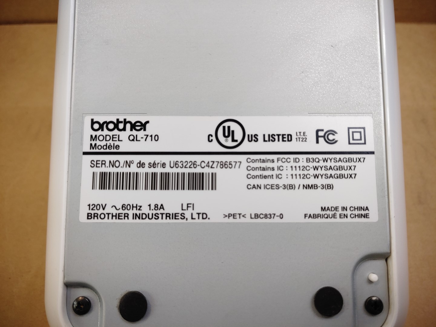 Brother QL-710W Wireless Label Thermal Printer w/ Power Cord & USB Cable ✔✔✔✔ - Image 9