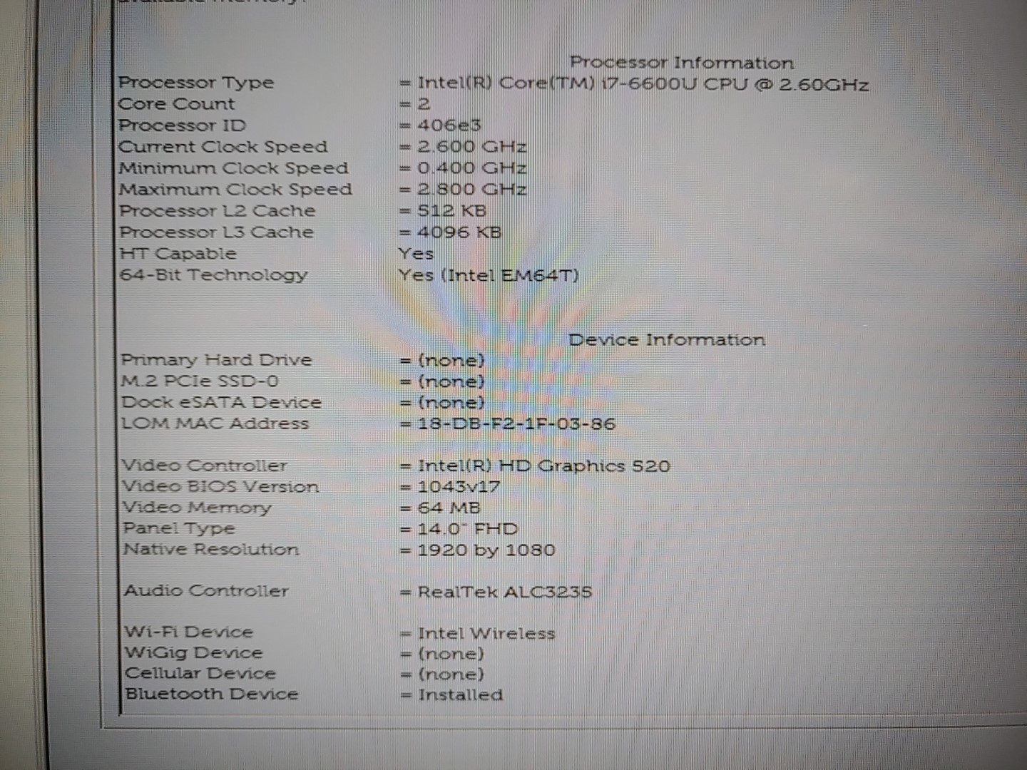 Dell Latitude E7470 14-inch Intel i7-6600U✔ *NO BATT/NO RAM/NO HDD/NO AC* *READ* - Image 10