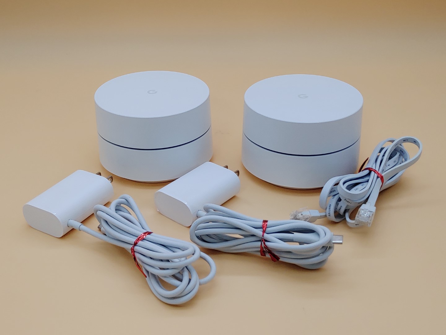 LOT of (2) Google AC-1304 Wi-Fi Mesh Routers (White) ✔✔✔✔