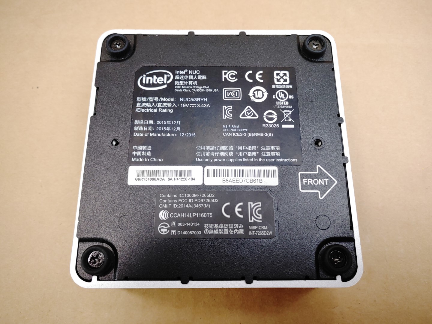 Intel NUC NUC5i3RYH Intel i3-5010U✔16GB✔250GB M.2 SSD+1TB HDD✔Win11Pro✔ *NO AC** - Image 7