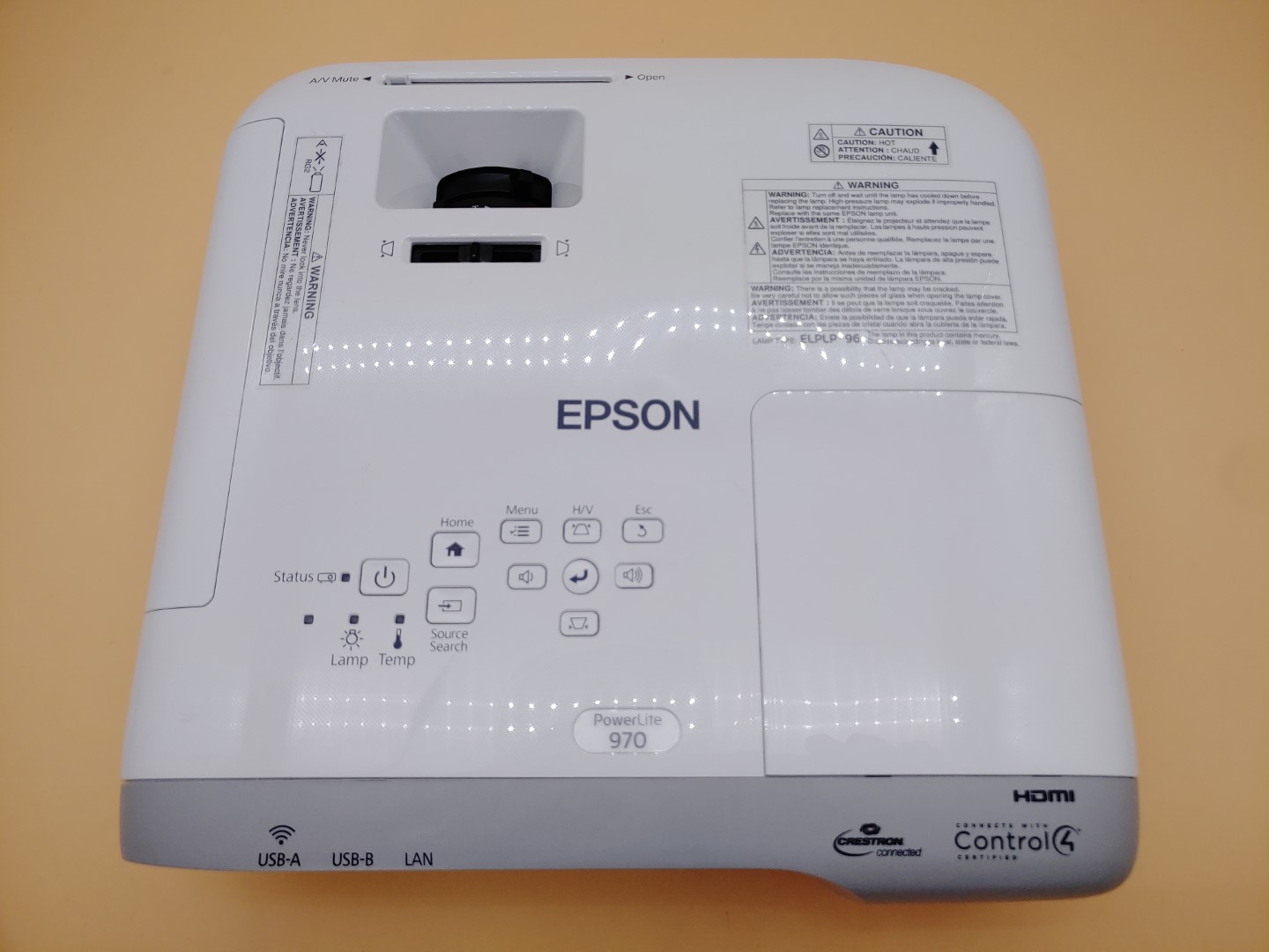 Epson PowerLite 970 3LCD Projector 4000 Lumen ANSI HD 1080p H865A (1677 Hours) ✔ - Image 9