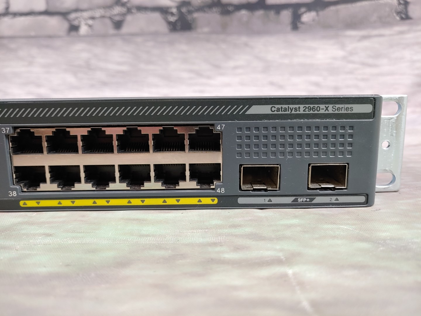 Cisco Cataylst 2960-X 48Port PoE Switch WS-C2960X-48FPD-L w/ C2960X-STACK *READ* - Image 3
