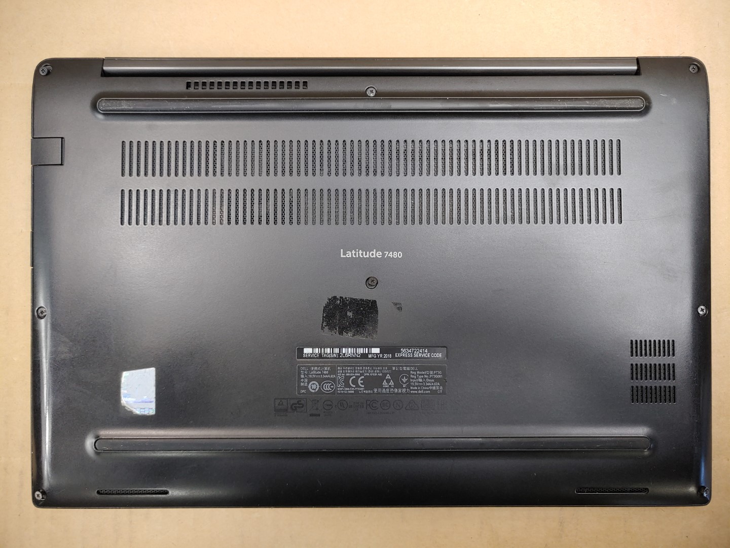 Dell Latitude 7480 14" i5-7300U✔ *NO BATT/NO SSD/NO RAM/NO AC* **BAD BACKLIGHT** - Image 6