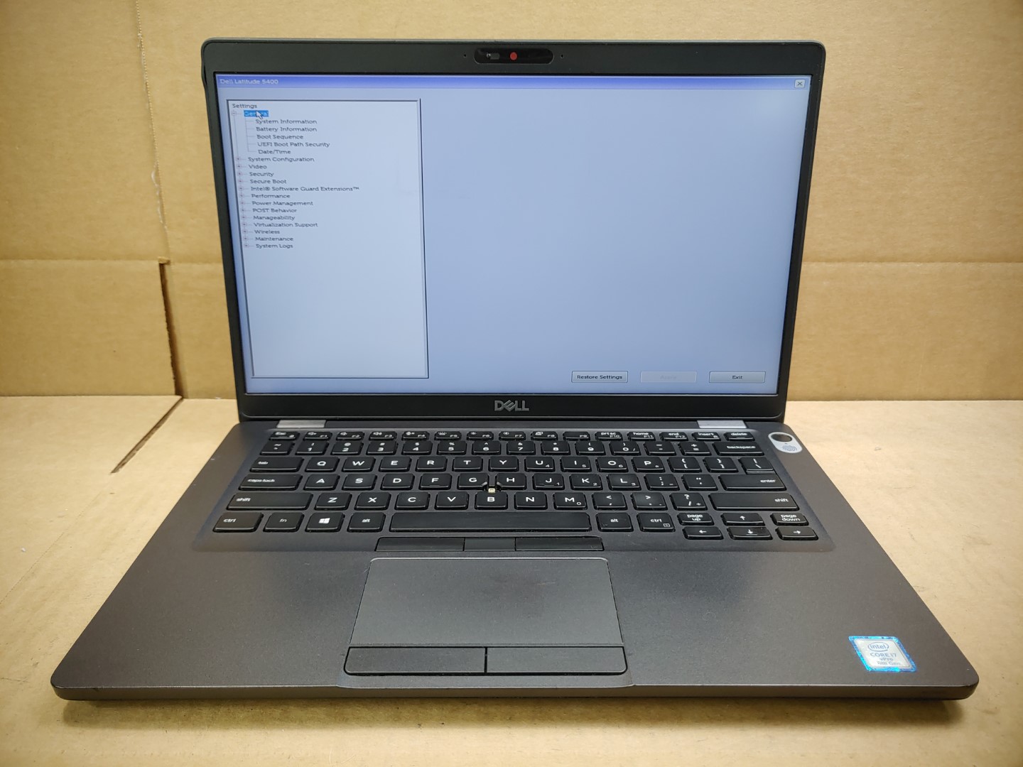 Dell Latitude 5400 14" Intel i7-8665U✔16GB✔256GB✔ *NO OS/NO AC* ****READ****