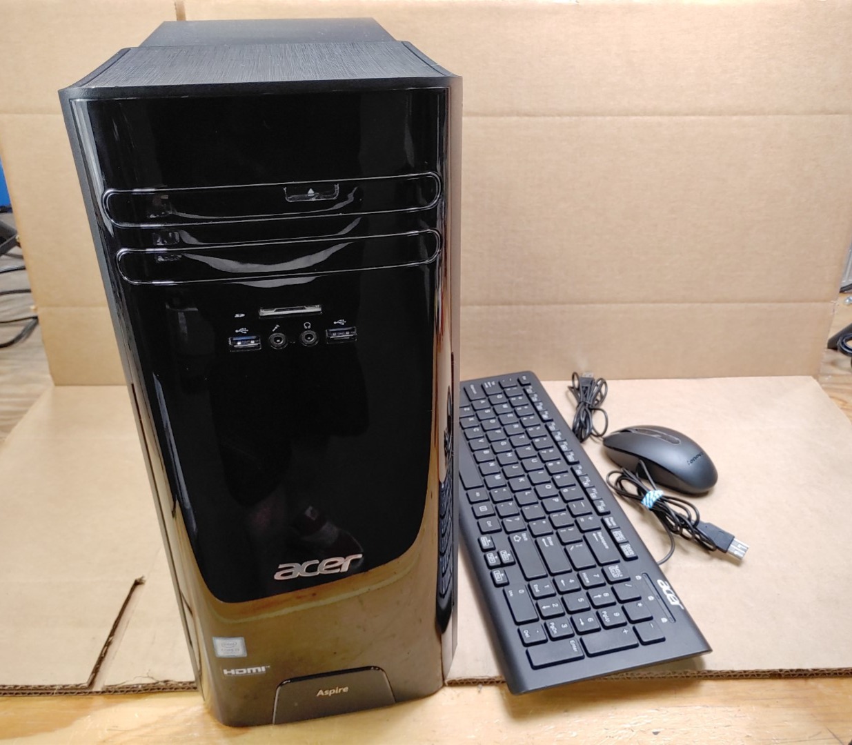 Acer Aspire TC-780 Desktop Intel i3-7100✔8GB✔128GB SSD + 1TB HDD✔Win11Home✔FAST!