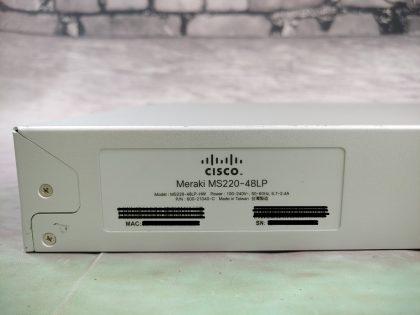 Cisco Meraki MS220-48LP-HW 48-Port PoE Cloud Managed Network Switch *UNCLAIMED* - Image 7