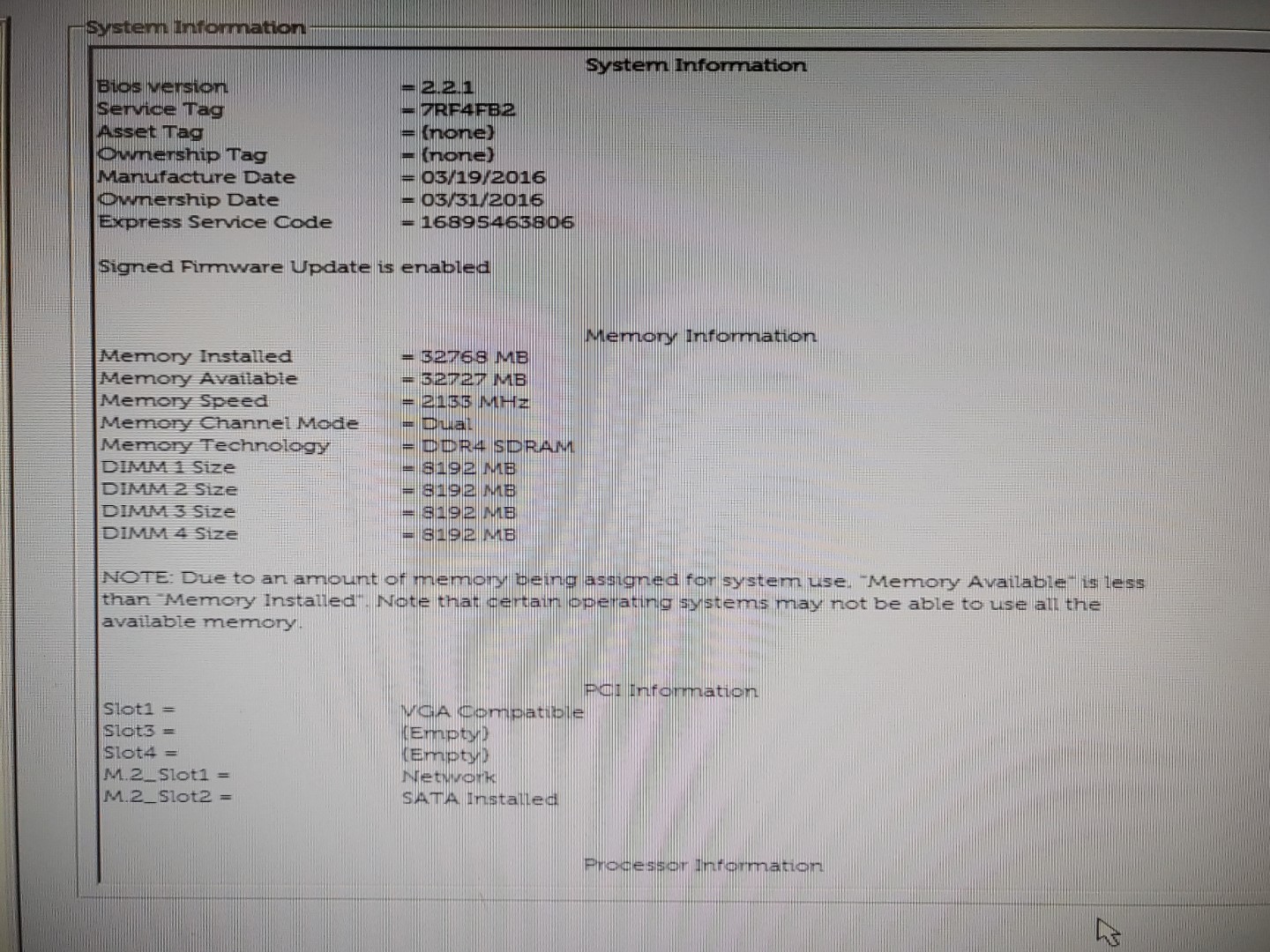 Dell XPS 8900 Desktop Motherboard LGA1151 DDR4 0XJ8C4 w/ i7-6700K CPU + 32GB RAM - Image 11