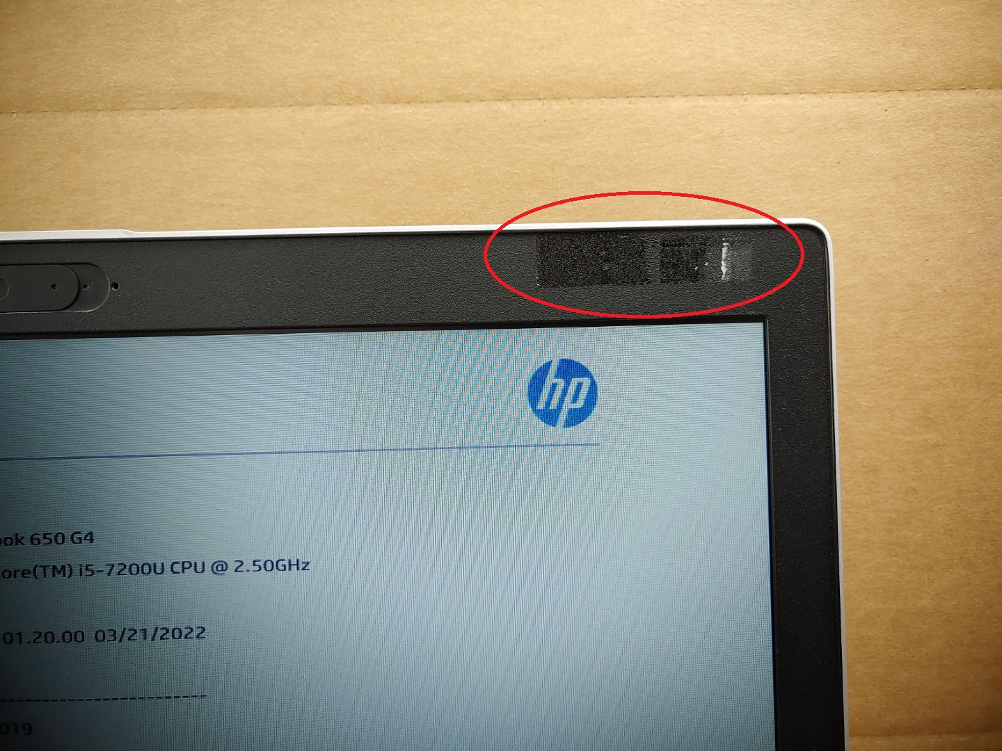 HP ProBook 650 G4 15.6" Intel i5-7200U✔ *NO RAM/NO HDD/NO AC***READ***BIOS PASS* - Image 11