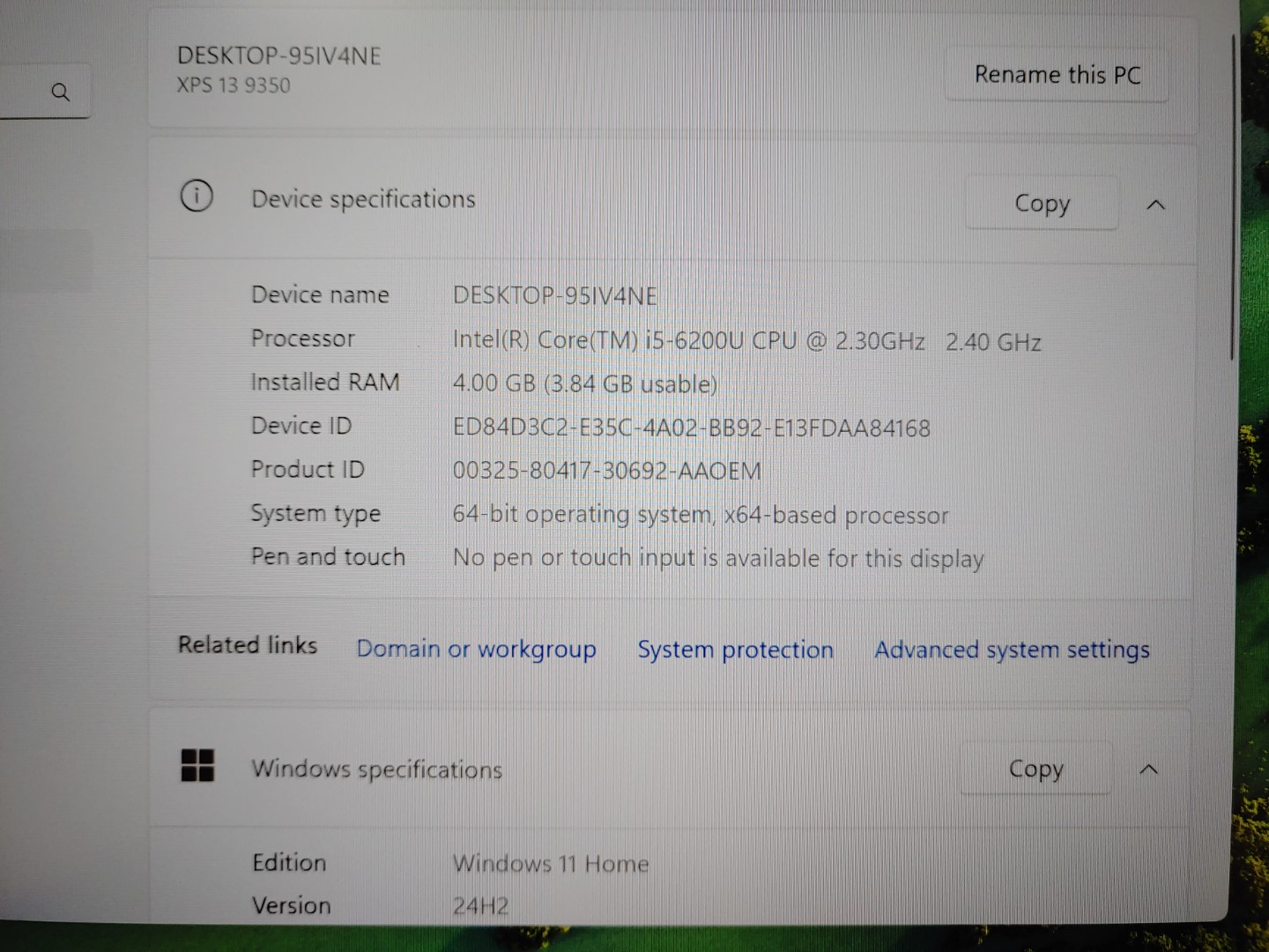 Dell XPS 13 9350 13.3" Intel i5-6200U✔4GB✔128GB SSD✔Win11Home✔ **NO A/C** - Image 8