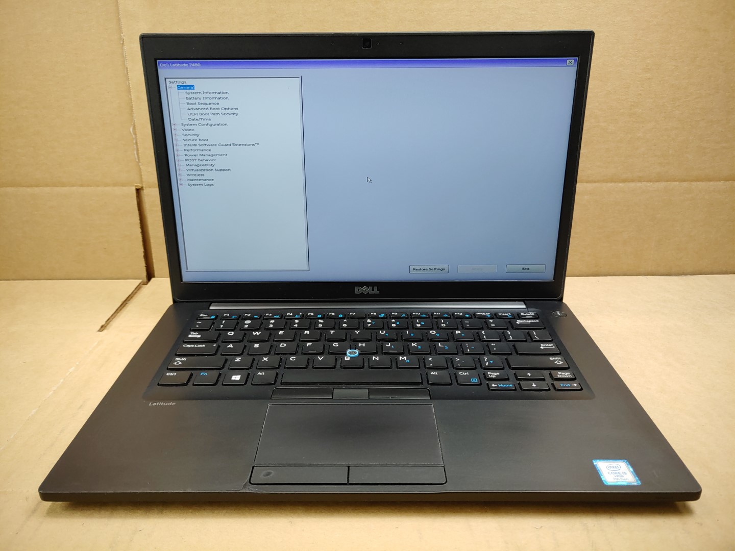 Dell Latitude 7480 14" Intel i5-7300U✔ *BAD BATT* *NO SSD/NO RAM/NO AC* *READ*