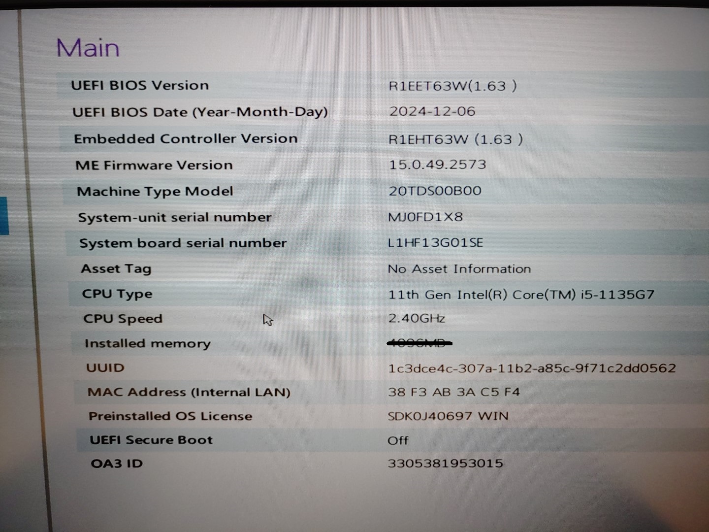 Lenovo ThinkPad E15 Gen 2 15.6" Intel i5-1135G7✔ *NO SSD/NO RAM/NO AC* *READ* - Image 12
