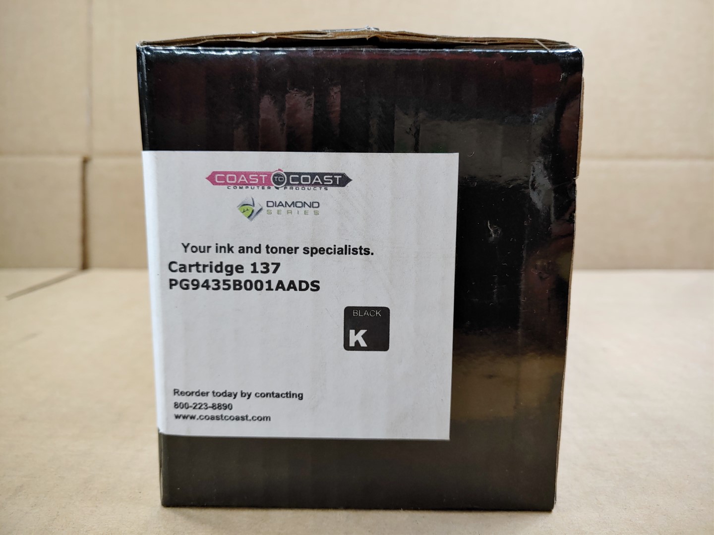 Coast to Coast Diamond Series *BLACK* Toner Cartridge-137 / PG9435B001AADS ✔✔✔ - Image 4