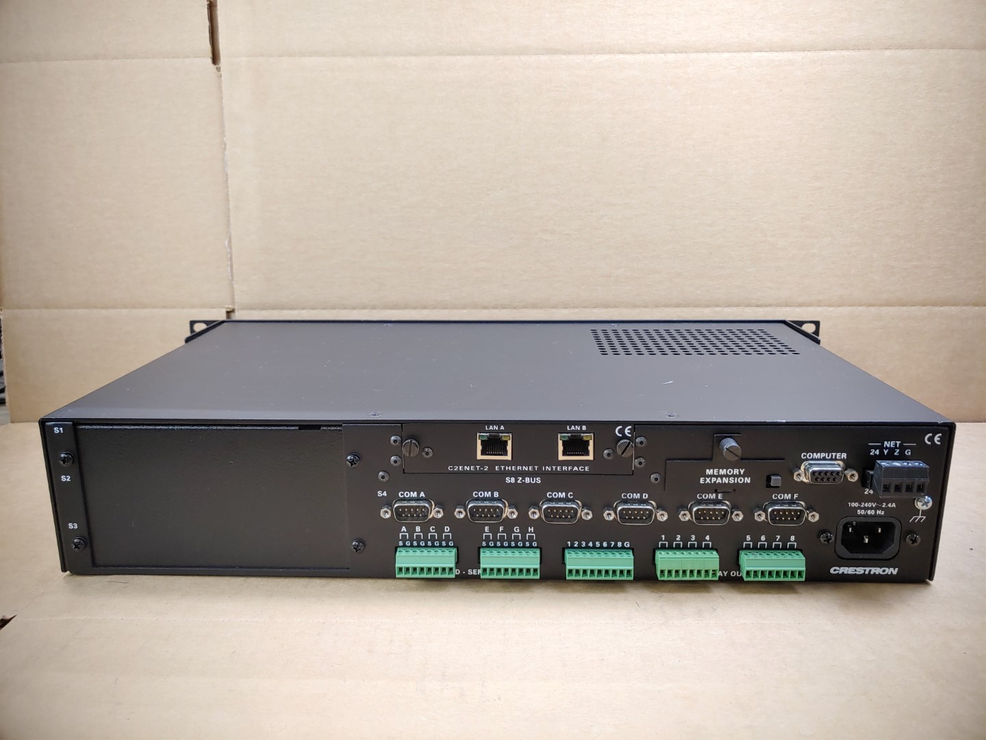 Crestron AV2 Audio Video Control Processor w/ C2ENET-2 & Rack-Ears ✔✔✔ - Image 7