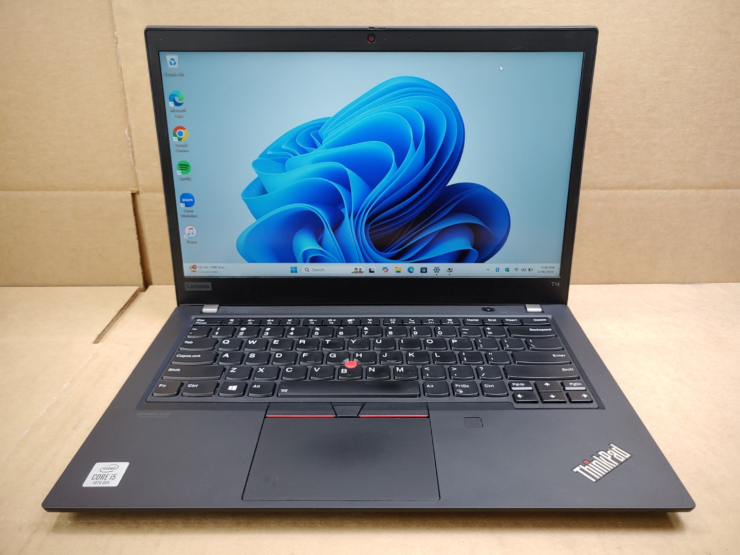 Lenovo ThinkPad T14 Gen1 14" Intel i5-10210U✔24GB✔512GB SSD✔Win11Pro✔ *NO A/C*