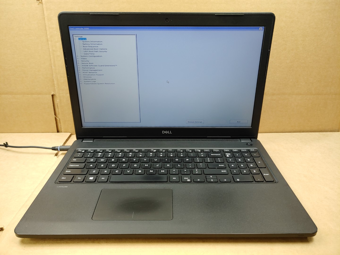 Dell Latitude 3580 15.6" Intel i3-7100U✔ *NO BATT/NO RAM/NO SSD/NO AC* *READ*