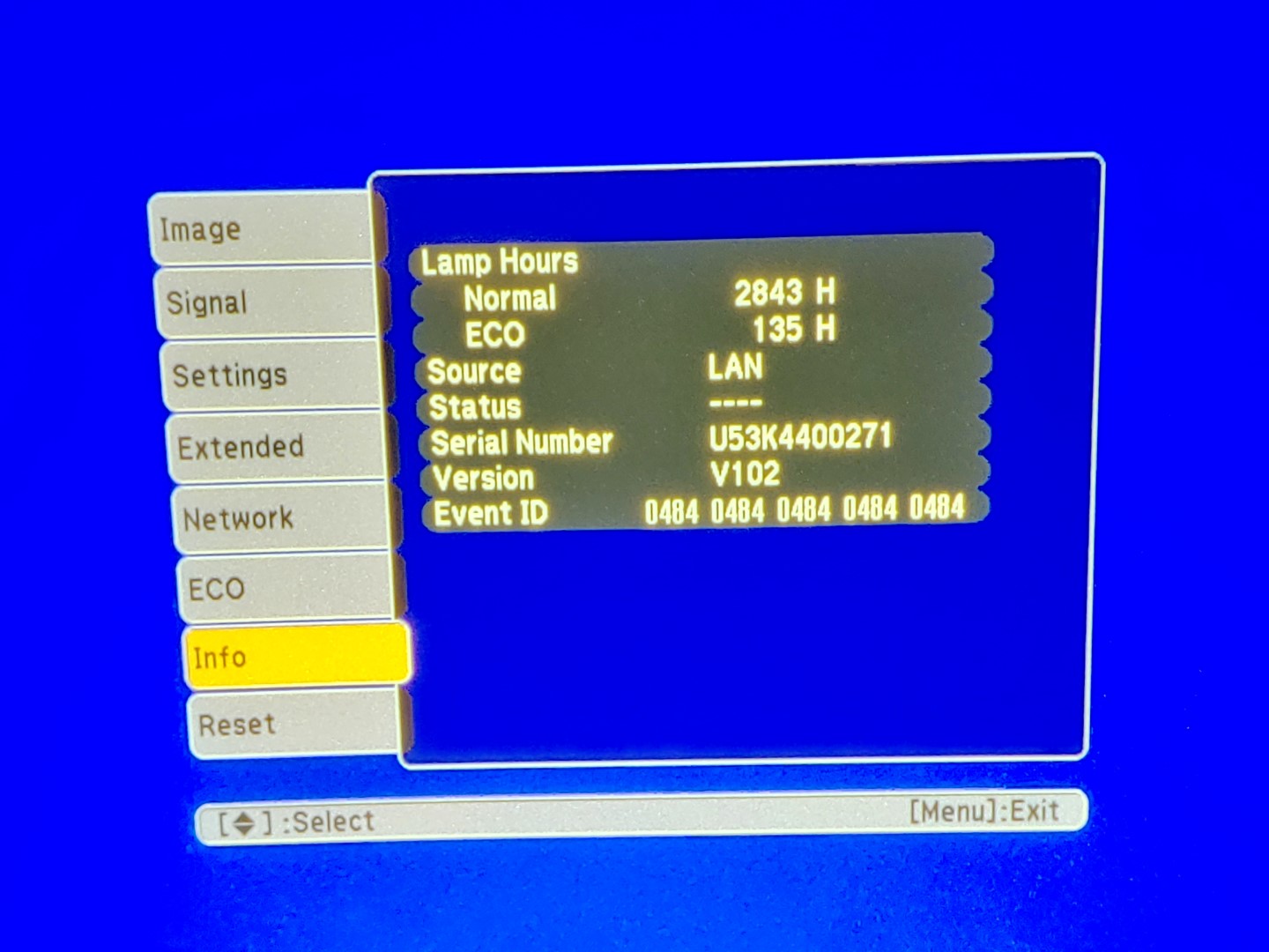 Epson PowerLite 965 H583A XGA 3LCD HDMI 3,500 ANSI Lumen Projector (2843 HOURS) - Image 11