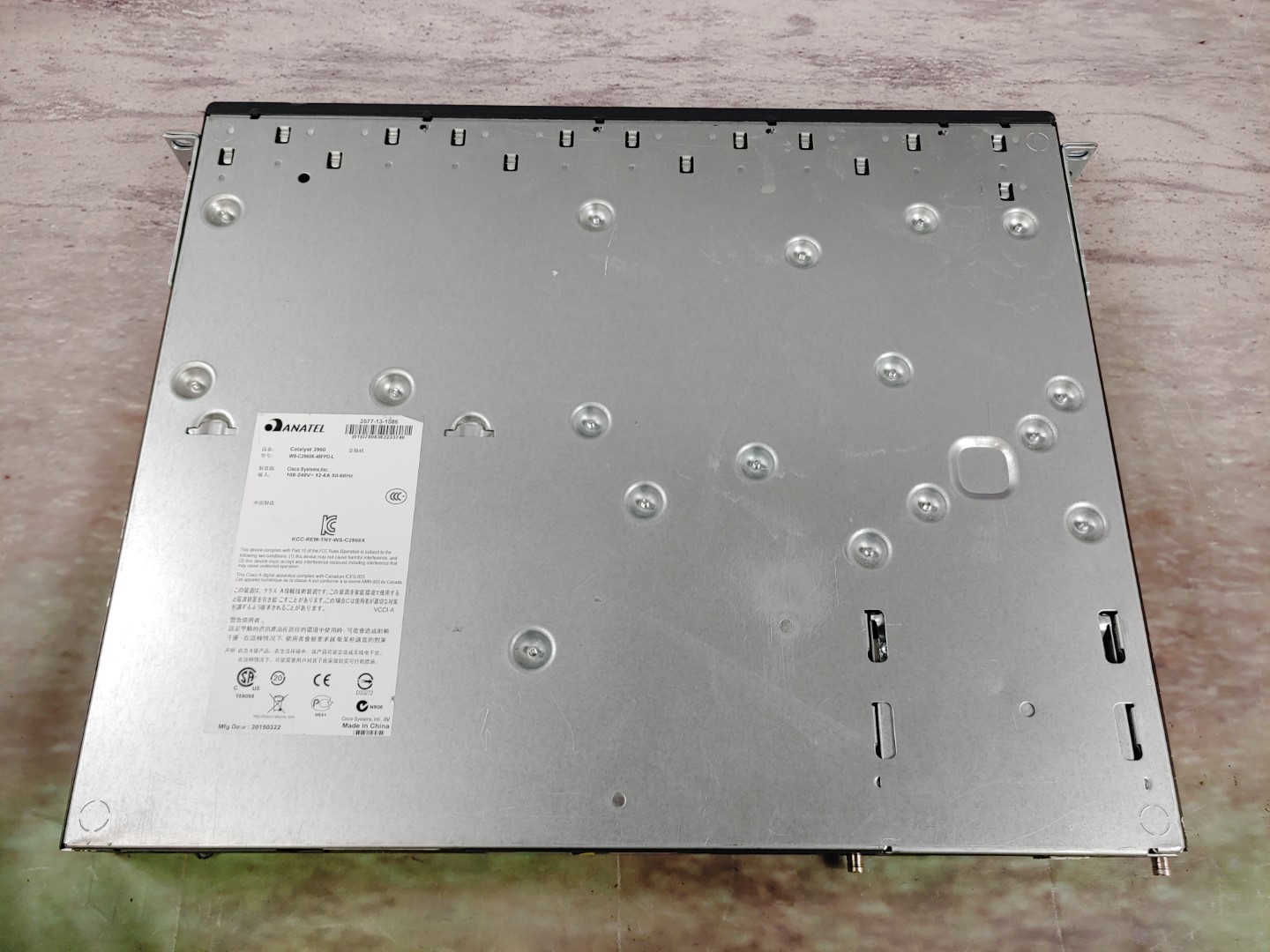 Cisco Cataylst 2960-X 48Port PoE Switch WS-C2960X-48FPD-L w/ C2960X-STACK *READ* - Image 10