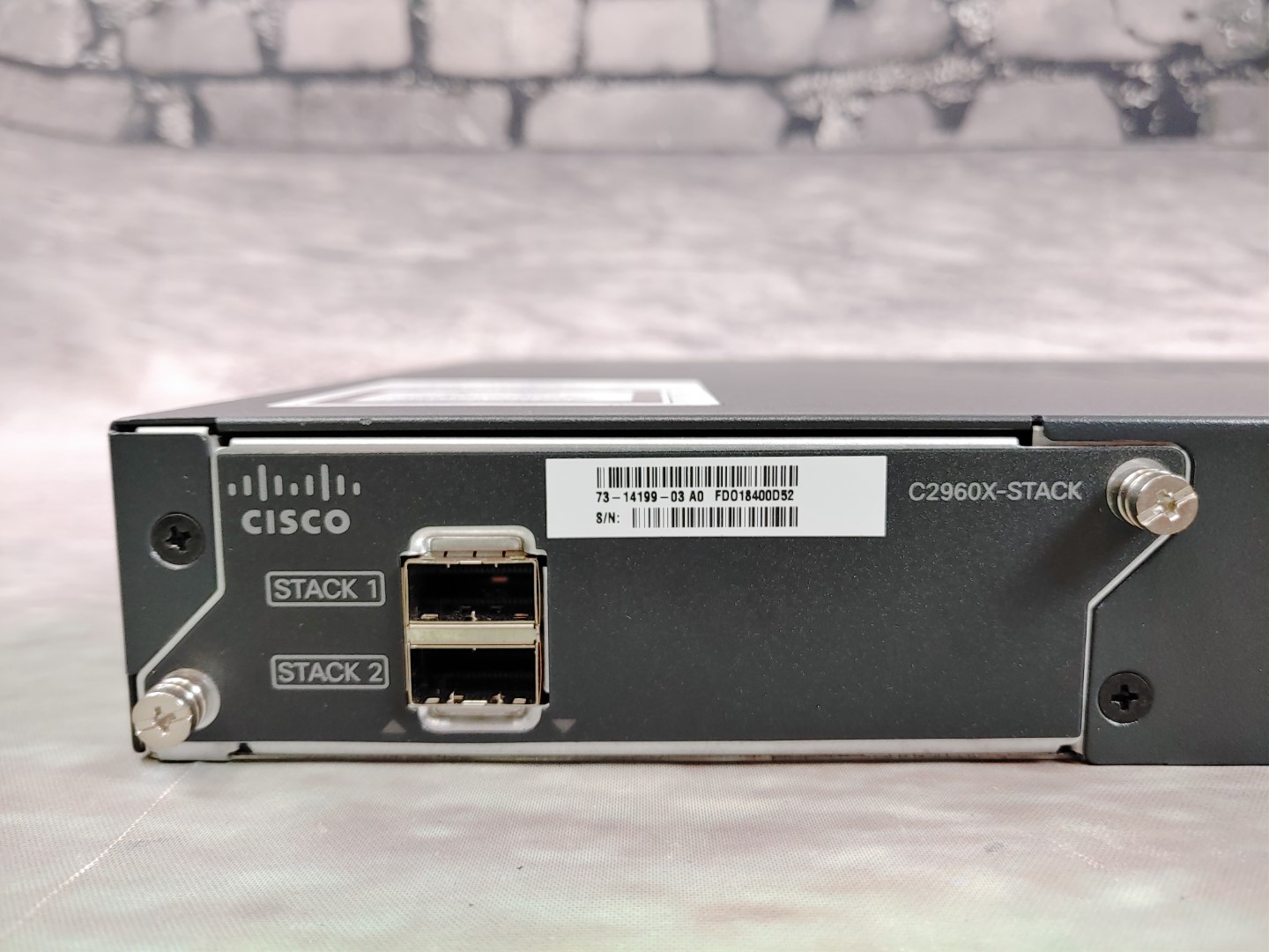 CISCO WS-C2960X-24TS-L V02 Catalyst 2960X 24-Port Switch w/ C2960X-STACK *READ* - Image 8