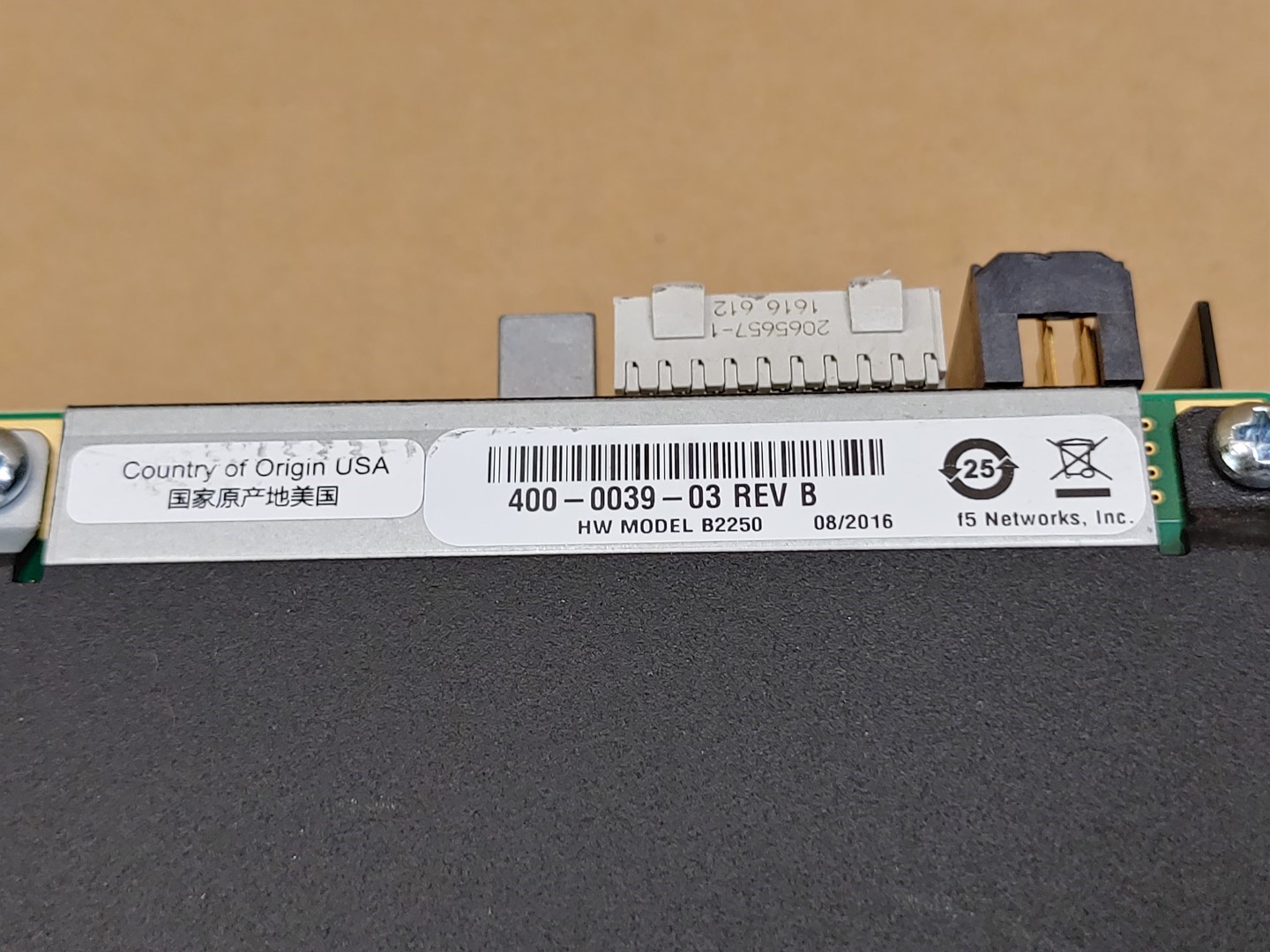 F5-VPR-LTM-B2250 F5 C2400 VIPRION Blade Local Traffic Manager(400-0039-03) *READ - Image 7
