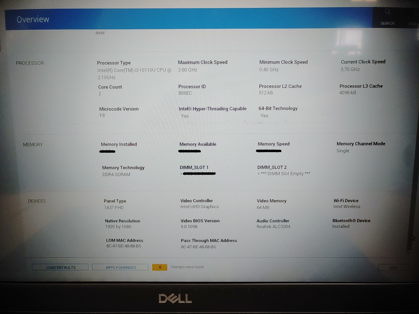 Dell Latitude 3410 14" Touch i3-10110U✔ ***NO RAM/NO SSD/NO AC* **READ** - Image 12