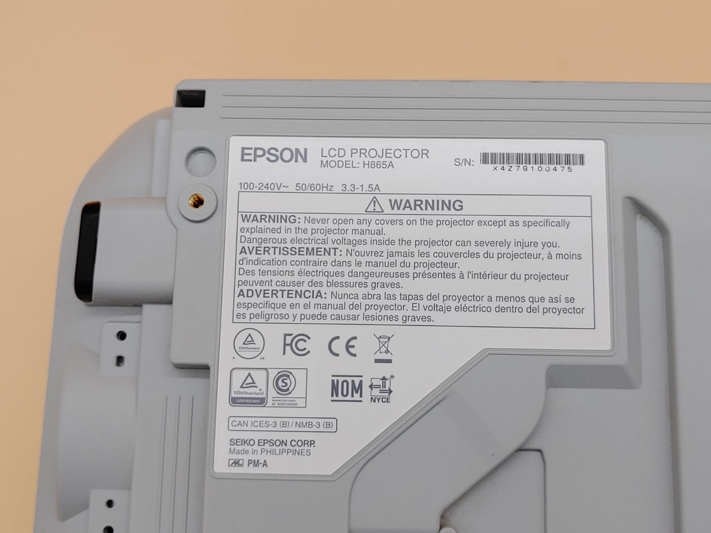 Epson PowerLite 970 3LCD Projector 4000 Lumen ANSI HD 1080p H865A (1649 Hours) ✔ - Image 11