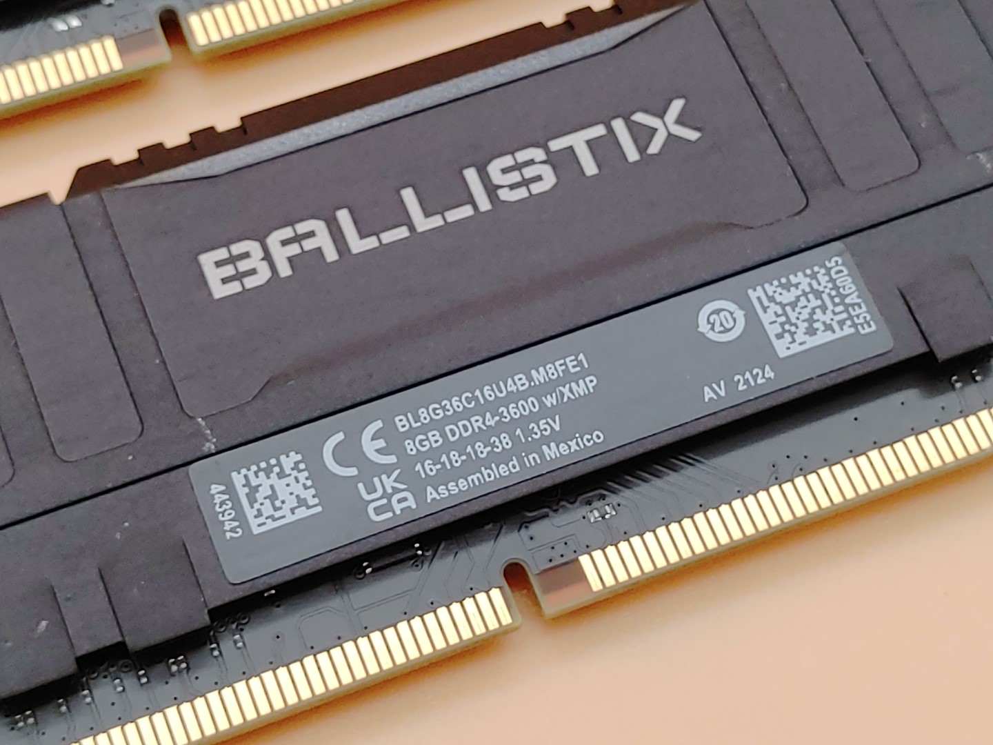 Crucial Ballistix 16GB (2x8GB) DDR4 RAM 3600MHz w/XMP BL8G36C16U4B.M8FE1 ✔✔✔✔ - Image 3