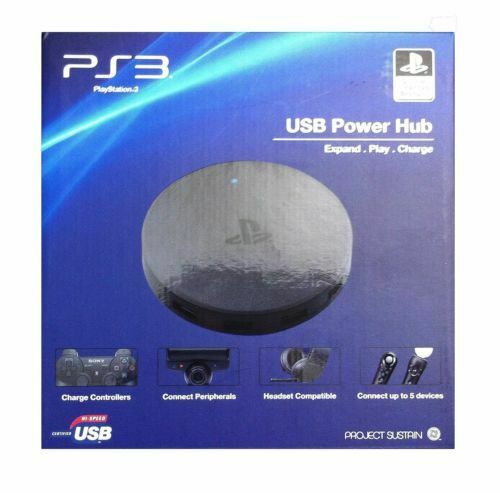 NEW Sealed PlayStation 3 / PS3 Slim 4-Port USB Expansion Charge Power Hub CPS302 - Image 2