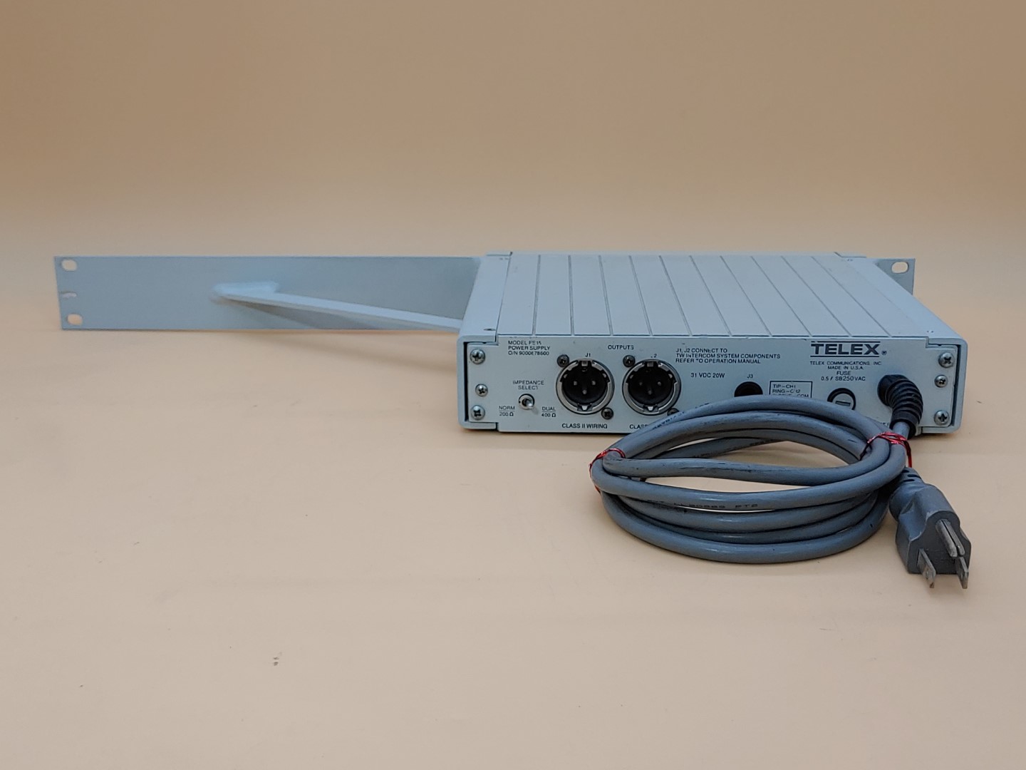 RTS Telex PS15 Rack Mount Power Supply 120VAC 60Hz 60W 0.5A ✔✔✔✔ - Image 6